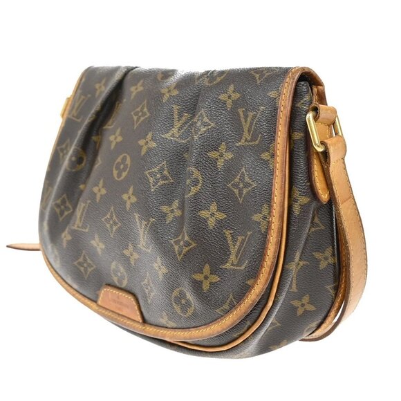 LOUIS VUITTON Menilmontant PM Shoulder Bag Monogram Leather BN M40474 72KB385 - Picture 2 of 16